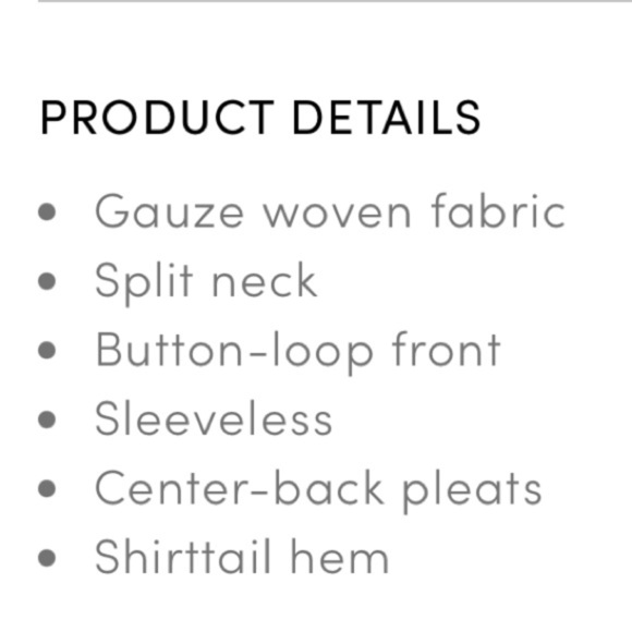 Torrid Harper Gauze Button Down Front Lightweight Sleeveless Back Pleat Blouse - Picture 13 of 13